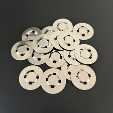 32650 32700 Batteria Tappo Positivo Piana Saldatura a Punta Top Acciaio Inox