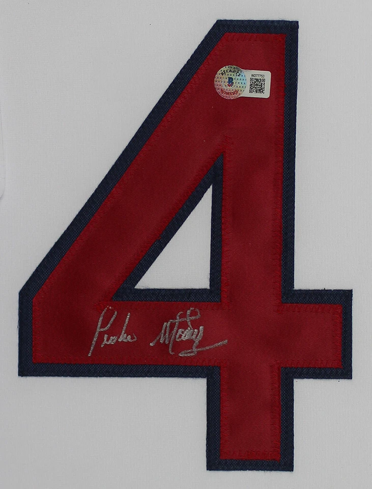 Pedro Martinez Autographed & Framed White Red Sox Jersey Auto Beckett Cert - Image 2 of 4