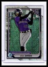 2024 Bowman Chrome #BCP-200 Eriel Dihigo Prospects Mojo Refractors