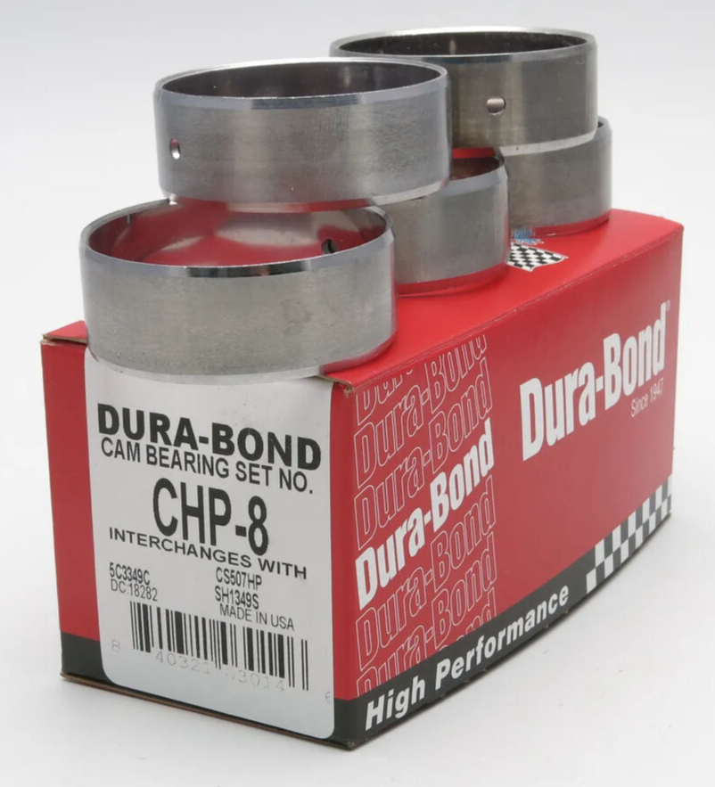 DURABOND CHP8 High Performance Cam Bearings Set SOME Chevy SB 327 350
