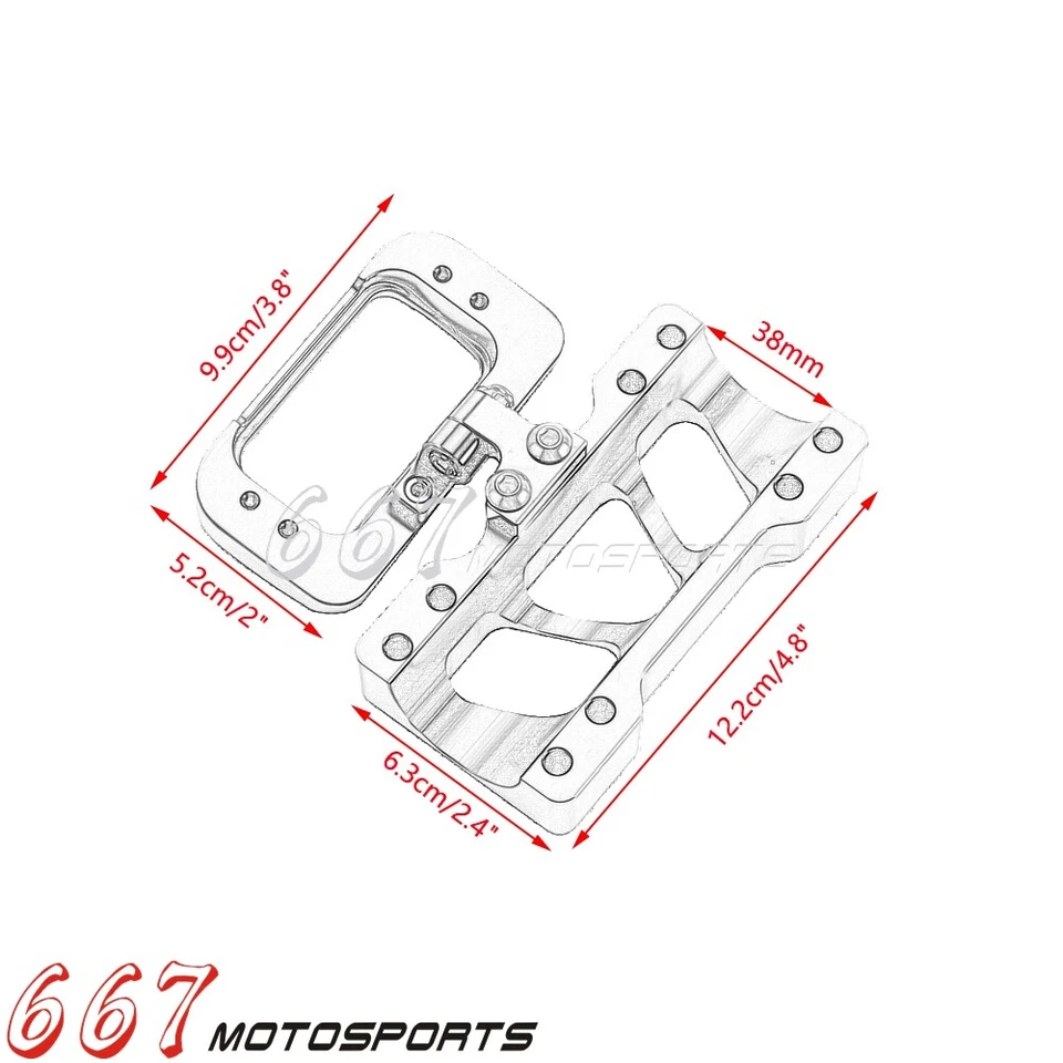 1-1/2'' Motorcycle Gauge Mount For Harley Softail FXST FXBR FXLRST FXBBS 2018-22 - Image 4 of 4