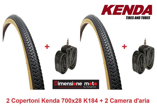 2 Copertoni 2 Camera Michelin Dynamic Sport 700x23C Rosso Per Bici 28" Corsa E - Foto 7