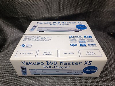 Yakumo DVD Master XS DVD/CD/MP3-Player DTS Dolby Digital NEU