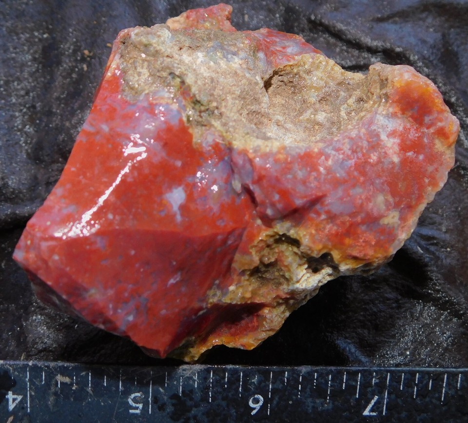 Rojo Agate lapidary cabbing rough chunk San Carlos Mexico 1 lb 10 oz eBay