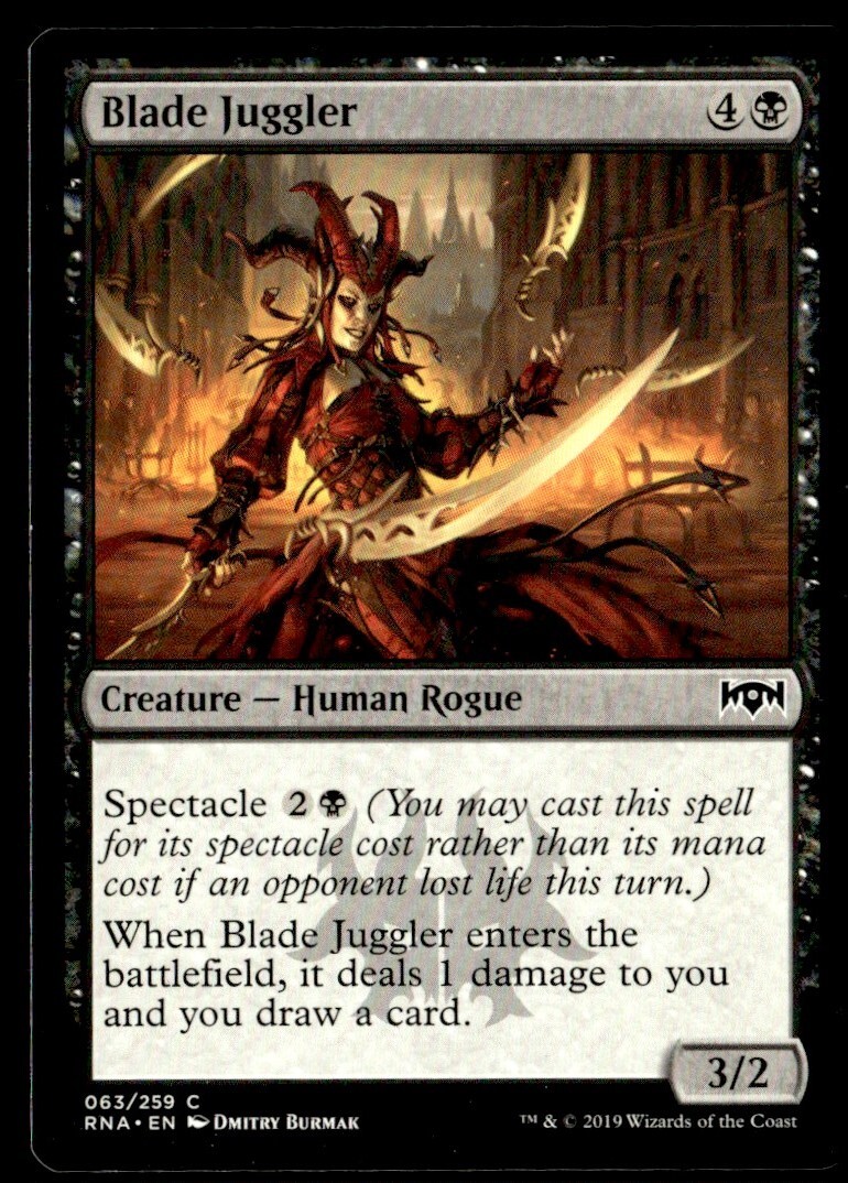 2019 Ravnica Allegiance Blade Juggler Expansion/Common #63