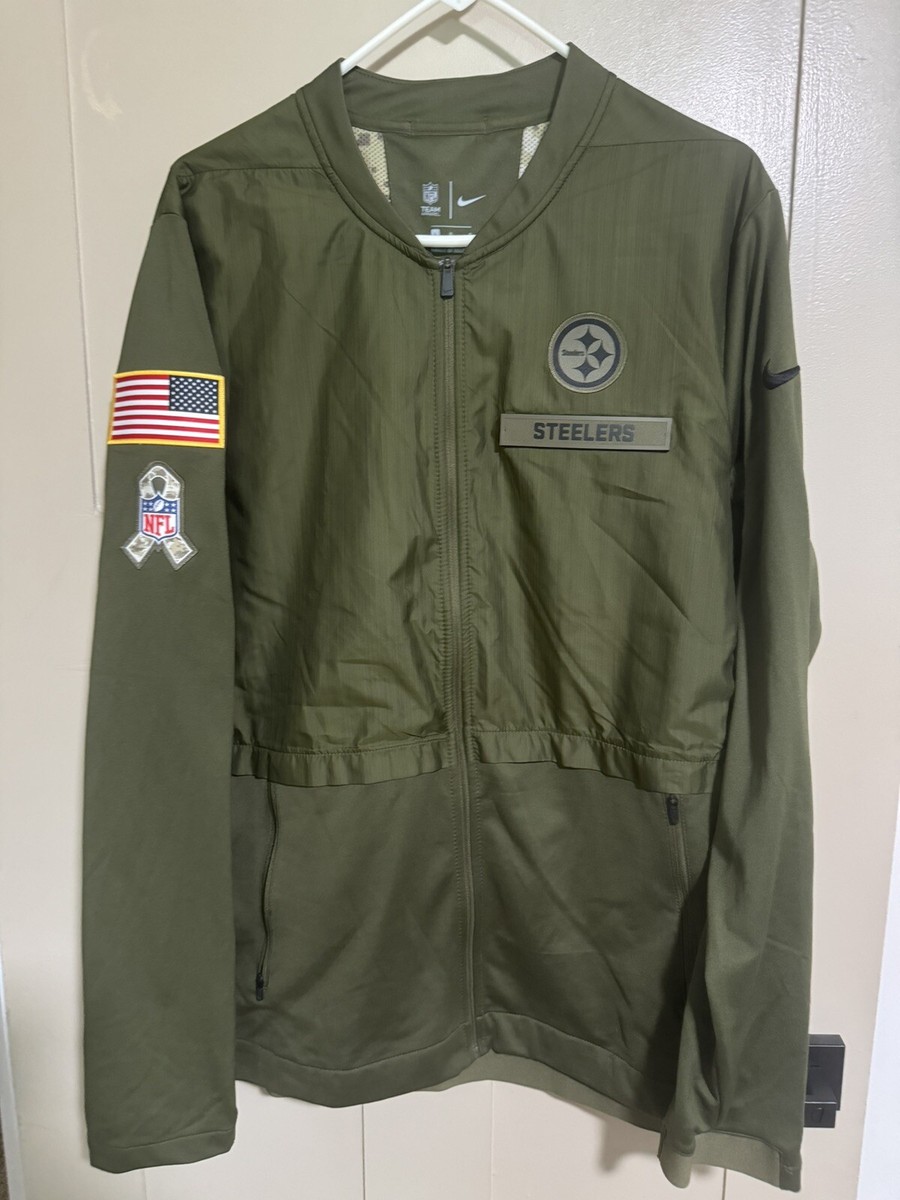 Nfl Steelers Army Jacket Pittsburgh Steelers Youth Nike Salute To