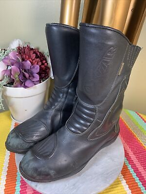 Oxtar Motorcycle Black Leather Zip Boots 7103/GI GoreTex Oxtar Motorcycle Black Leather Zip Boots 7103/GI GoreTex