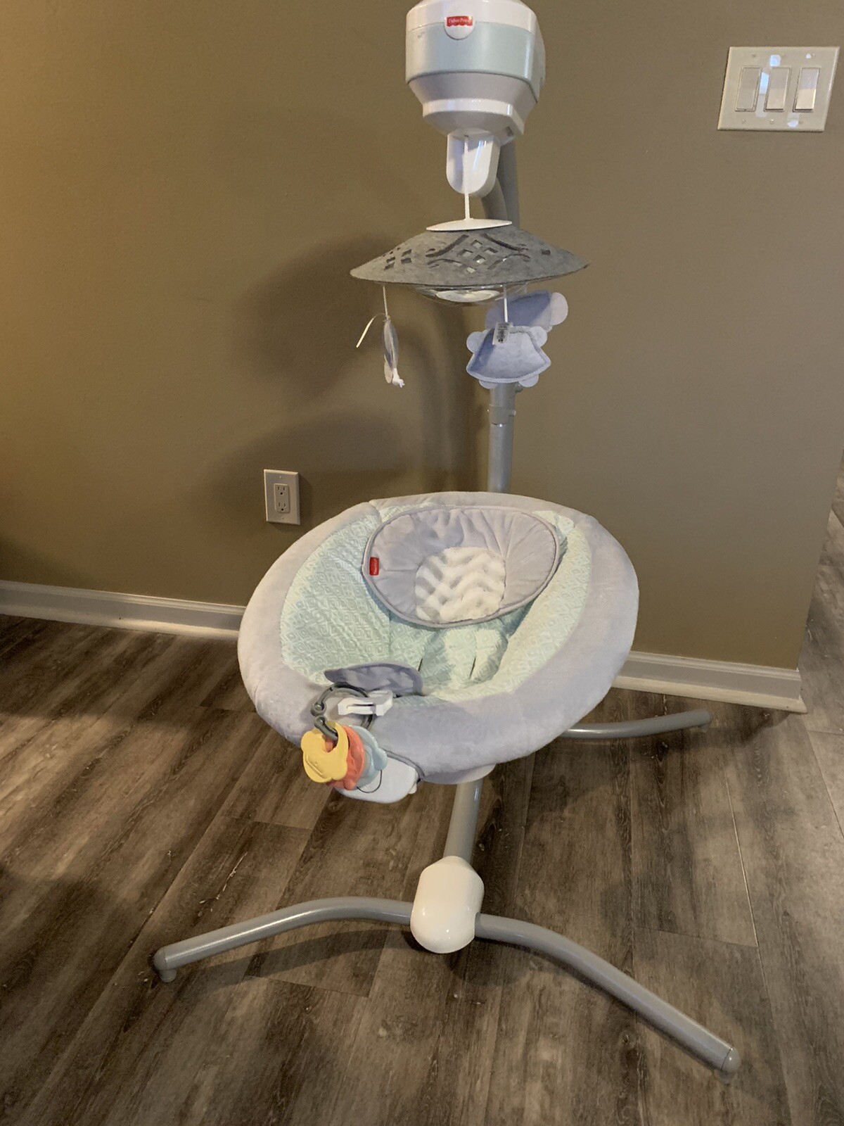 fisher price monkey cradle swing