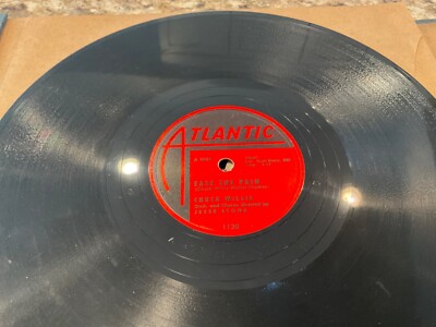CHUCK WILLIS EASE THE PAIN /cc rider, 78 RPM RECORD ON ATLANTIC, VERY GOOD +