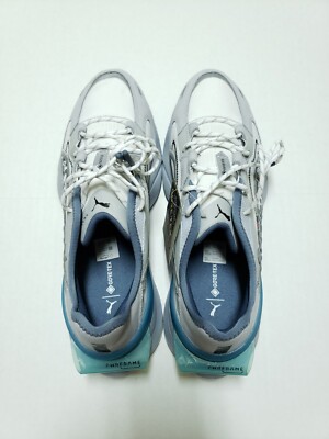 Puma Power Frame Gore-Tex OP-1 Running Shoes White Grey Mint Size 10 381600 01 Puma Power Frame Gore-Tex OP-1 Running Shoes White Grey Mint  main image 2