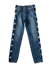 Guess Los Angeles Skinny Fit Jeans Blue Girls Size 8 21x23 Good Condition