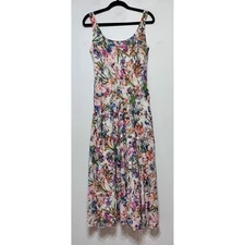 Nine West Fairycore Maxi Dress Size 10 Garden Party Cottage Chic Ethereal Artsy