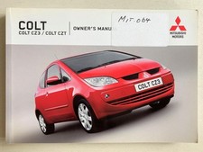 Mitsubishi Colt CZ3/ CZT Car Owner's Manual Handbook 2007 #OZ2E07E1
