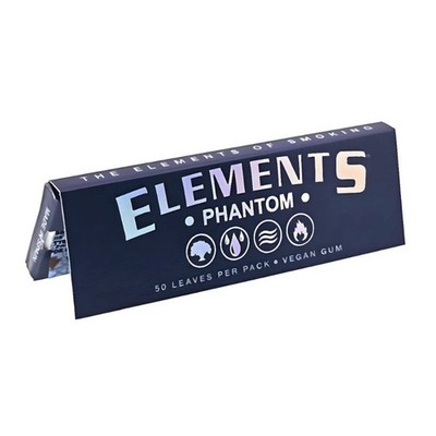 5x Elements Phantom Blue 1 1/4 Size Rolling Papers Bulk Lot New Sealed 5ct