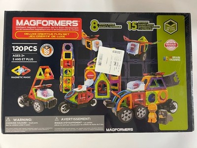 New Magformers Smart Building Magnetic Block Educational Tile Assorted 120 PCs