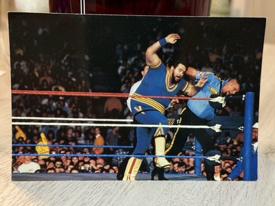 1999 Titan Sports Wrestle Mania #9  BIG BOSS MAN  4x6 Wrestling Comic Image Card