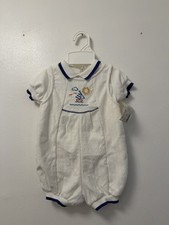 Vintage Buster Brown NWT Baby Romper Sail Boat Bubble Outfit 6-9M Ocean Theme
