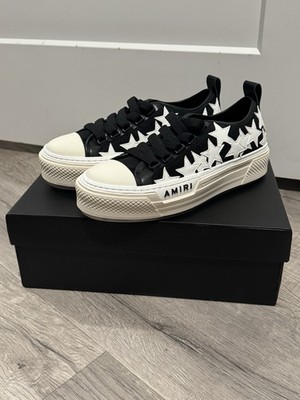 Amiri Women Stars Court Low White & Black