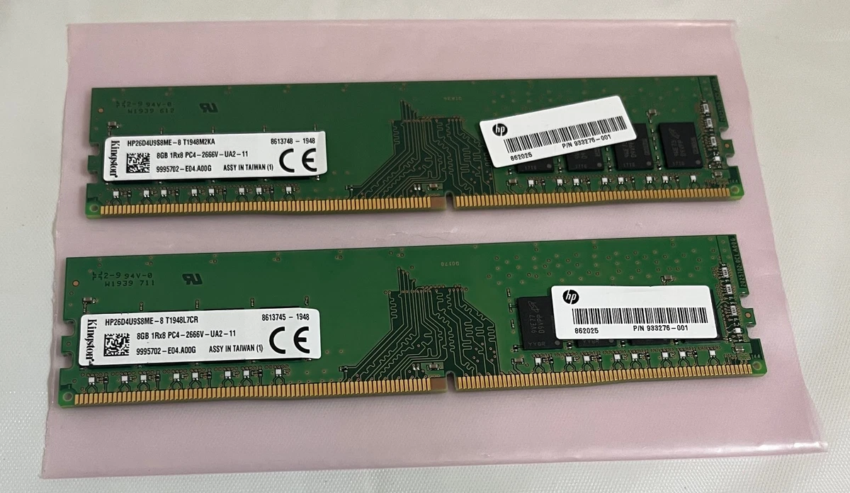 Kingston DDR4 SDRAM 8 GB Capacity per Module Memory (RAM) for sale