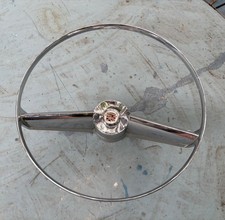 1957 1958 Cadillac Horn Ring With Medallion And Back Pieces Original Gm- Oem 1957 1958 Cadillac Horn Ring With Medallion And Back Pieces Original Gm- Oem