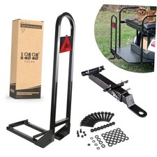 Golf Cart Rear Seat Safety Grab Bar  Trailer Hitch with Receiver Universal