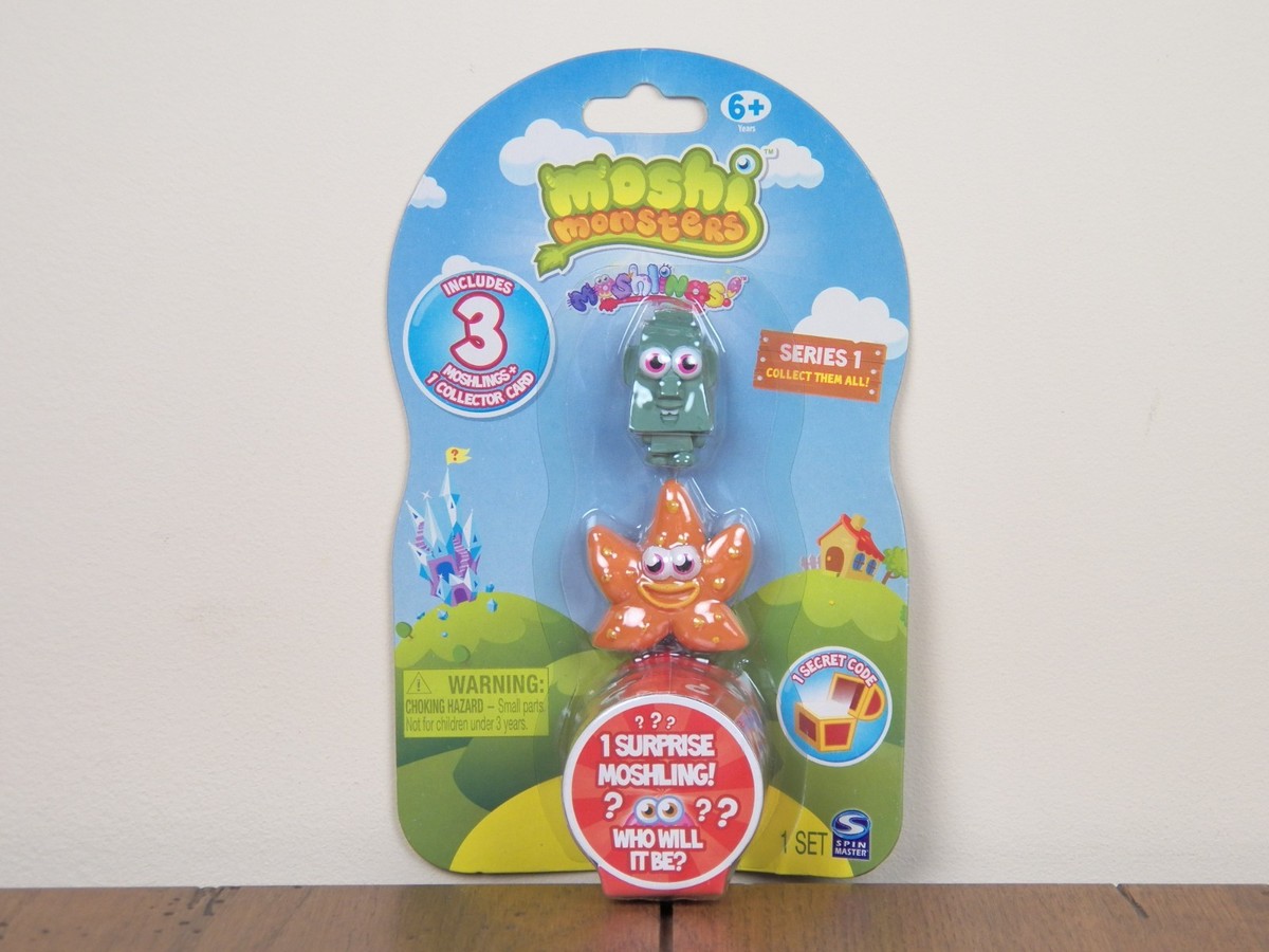 Moshi Monsters 3-Pack Moshlings Rocky Fumble Figures Series-1