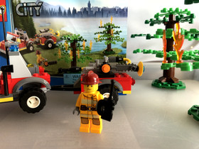 LEGO CITY: Fire Plane (4209), 100% Complete set with manuals and figures, no box