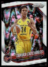 2025 Panini Prizm WNBA White Seismic Prizms #60 Tamika Catchings