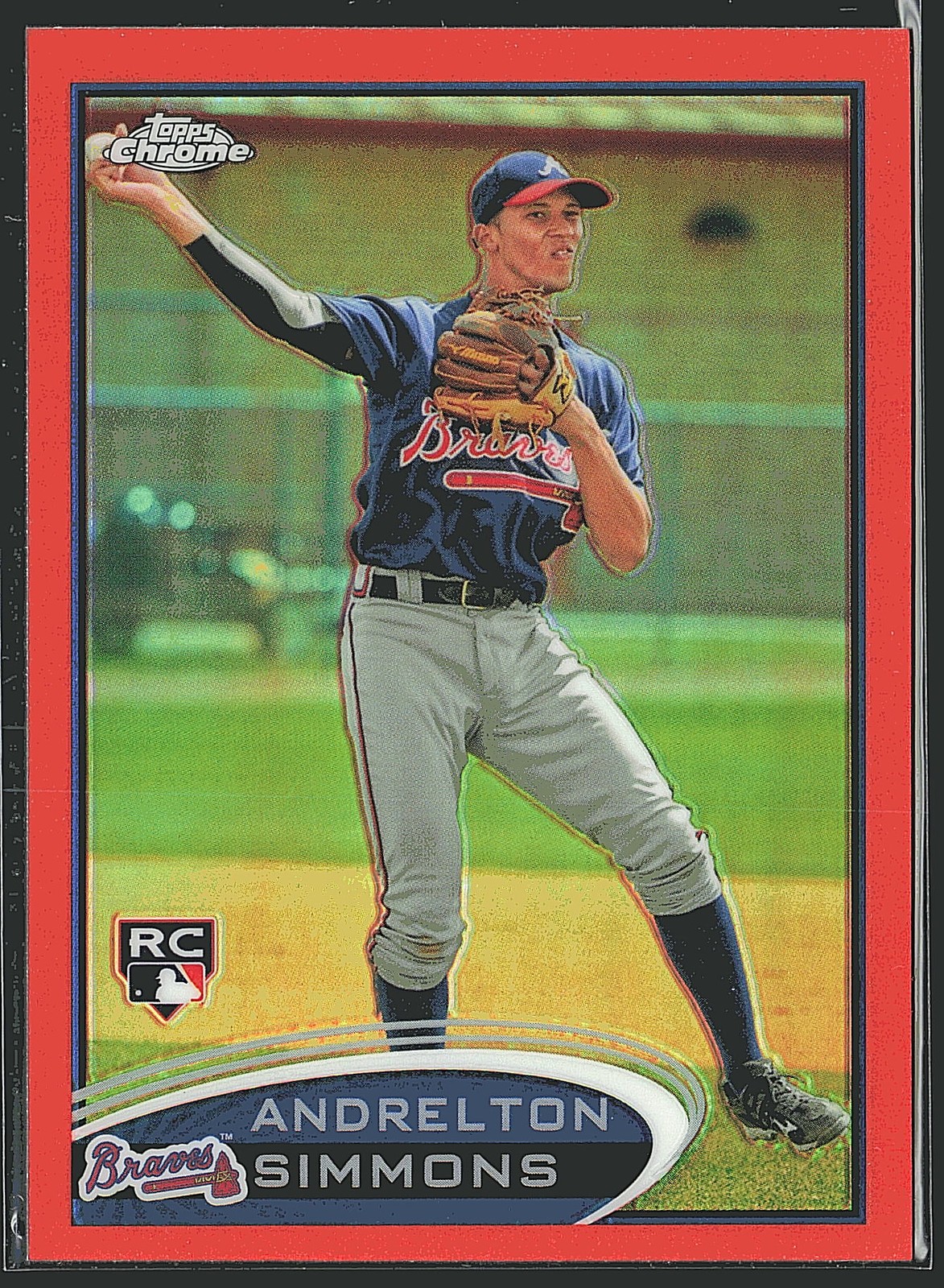 2012 Topps Chrome #182 Andrelton Simmons RC Orange Refractors