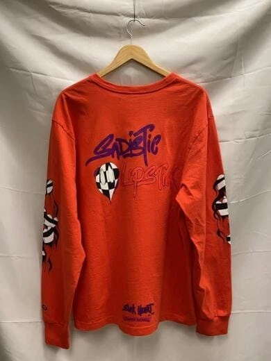 CHROME HEARTS CUORI CROMATI T shirt maniche lunghe XXL Cotone ORN MATTY BOY CUORE MALATO