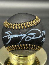 Sammy Sosa Cubs Signed " 98 NL MVP " Black OML Baseball AUTO JSA