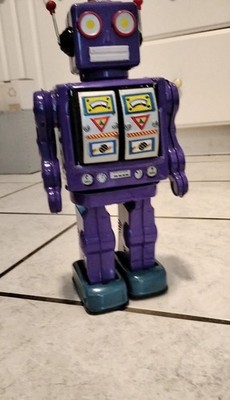 Schylling Robot 2000: The Millennium Robot In Box: Battery Operated Tin Toy READ