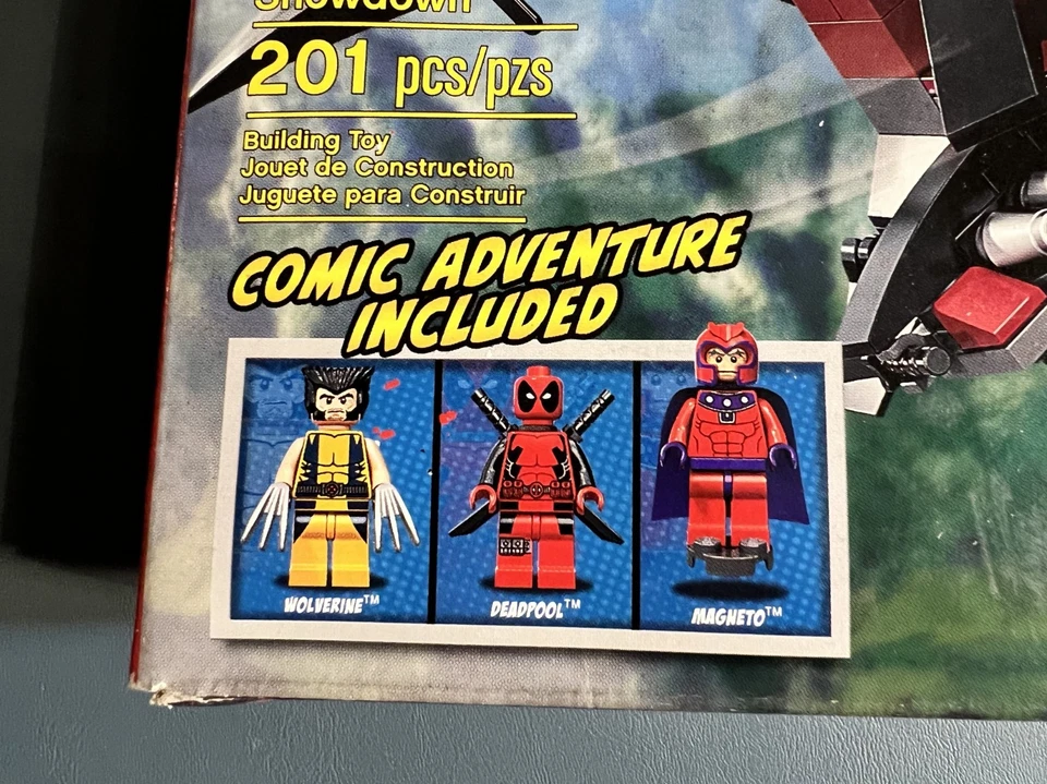 LEGO 6866 Wolverine's Chopper Showdown Marvel Super Heroes ¡Caja dañada Deadpool! Foto 3 de 4