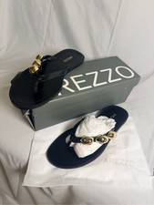 Arezzo Sandalia Salto Rasteiro couros leather new size 6
