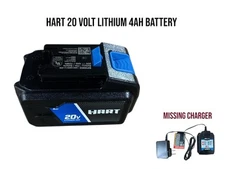 HART 20V 20 Volt Lithium-Ion 4Ah Battery W/ Guage BPH003 OPEN BOX 🔷