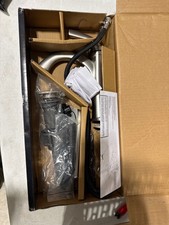 Delta Geist 15864LF-SP Nickel Bathroom Faucet, 1 Hole, with Push-Pop Drain