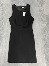 J.Crew Sheath Dress Womens 4 Black Little Black Dress Knee Length Lined Workwear