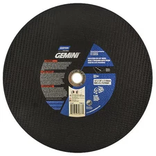 Norton Abrasives 70184672877 Abrasive Cut-Off Wheel, Type 1, 14 In Dia, 0.125