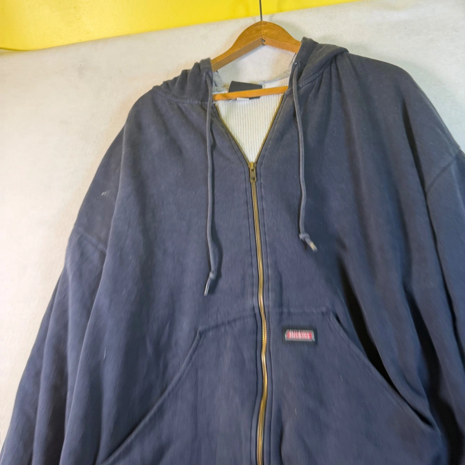 Genuine Dickies Mens Navy Blue Thermal Lined Full Zip Hoodie Workwear Jacket
Opens in a new window o