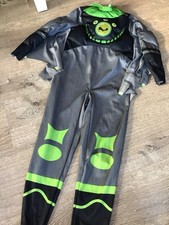 Chris Bat Power Quality Green Wild Kratts Cartoon Child Boys Costume Size 8