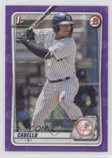 2020 Bowman Prospects Purple 177/250 Antonio Cabello #BP-85 0m4q