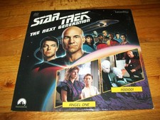 STAR TREK: THE NEXT GENERATION - ANGEL ONE/11001001 Laserdisc LD VERY GOOD RARE