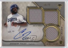 2017 Triple Threads Rookies and Future Phenoms Silver /75 Andrew Toles Auto 0o9