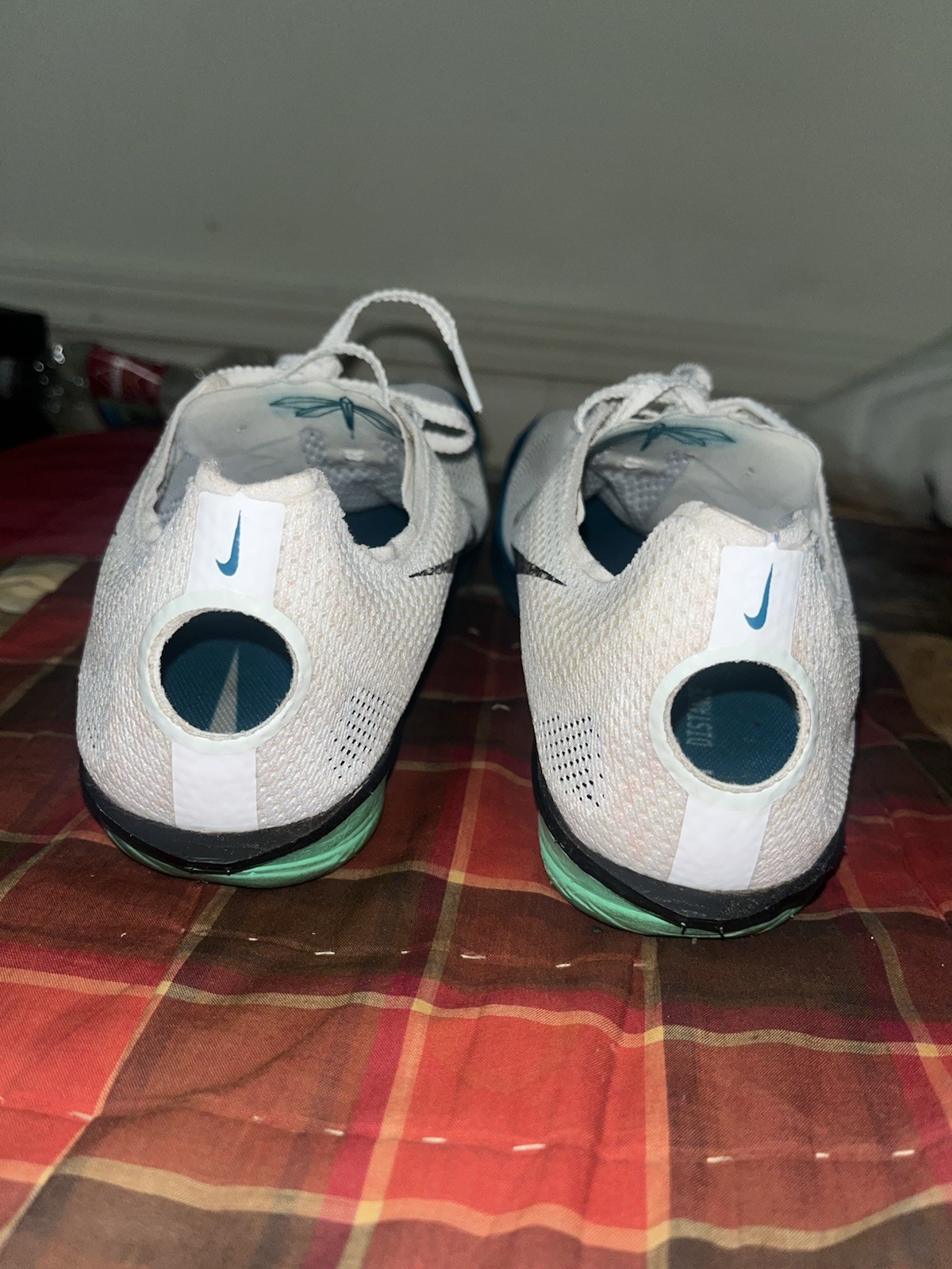 Nike Dragonfly 2 Elite Track Spike Running Shoes White Blue FZ9315-102 US 10.5 thumbnail 2