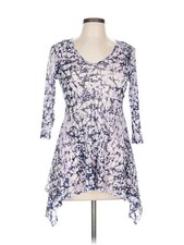Karen Kane Women Purple Casual Dress L