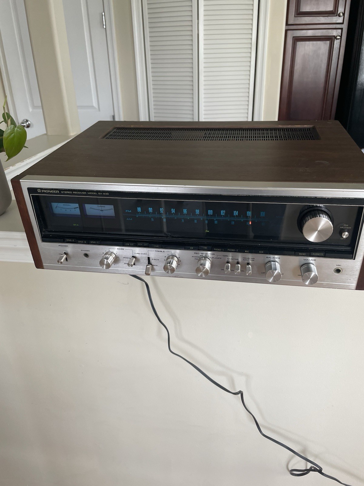 Pioneer SX 838 vintage audio equipment - eBay listing photo 1