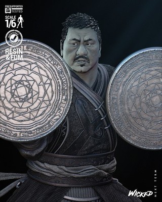 Wong, Marvel, 1/4-1/24, Sculpture, Figur, Unbemalt, 3D-Druck, Wicked