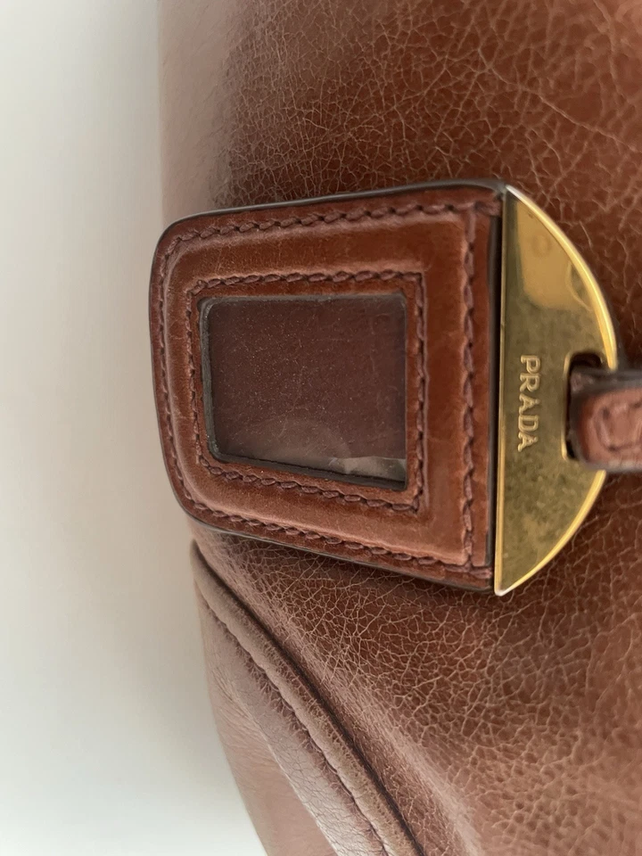 PRADA Vitello Shine Leather Bag - Image 3 of 4