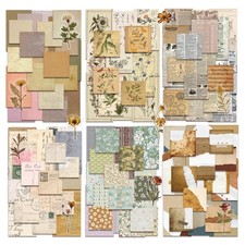 450 PCS Vintage Scrapbook Supplies Junk Journal Supplies, A4/Letter, vintage