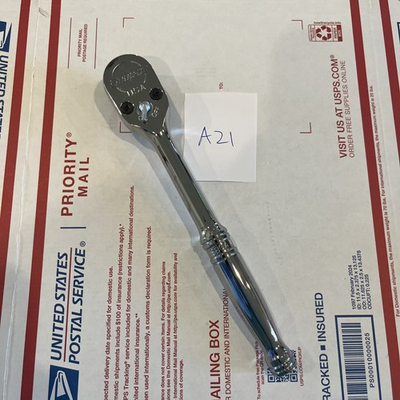 #ad Snap On S80A 1 2quot; Drive Ratchet 80 Tooth Chrome Handle 10 5 16quot; $174.99